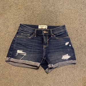 Abercrombie kids jean shorts